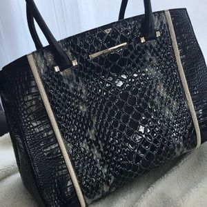 Brahmin Alice Carryall - Black Carlisle Tote